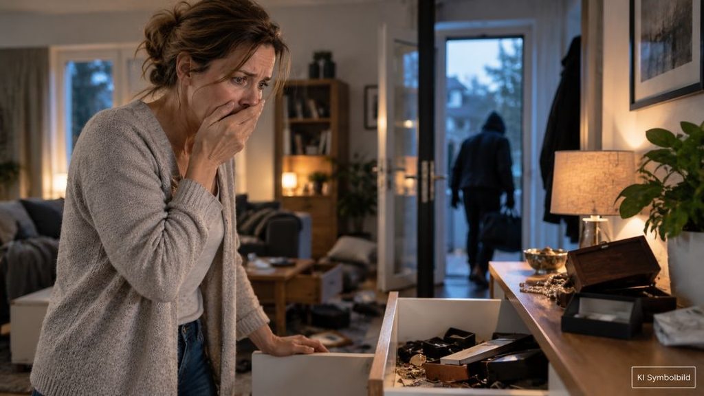 Frau entdeckt nach einem Einbruch eine verwüstete Wohnung